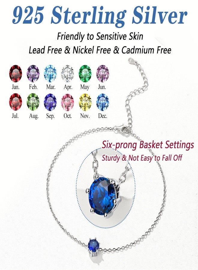 Silvora April Birthstone Anklet for Women - 925 Silver Anklet - Come with Gift - Image 4
